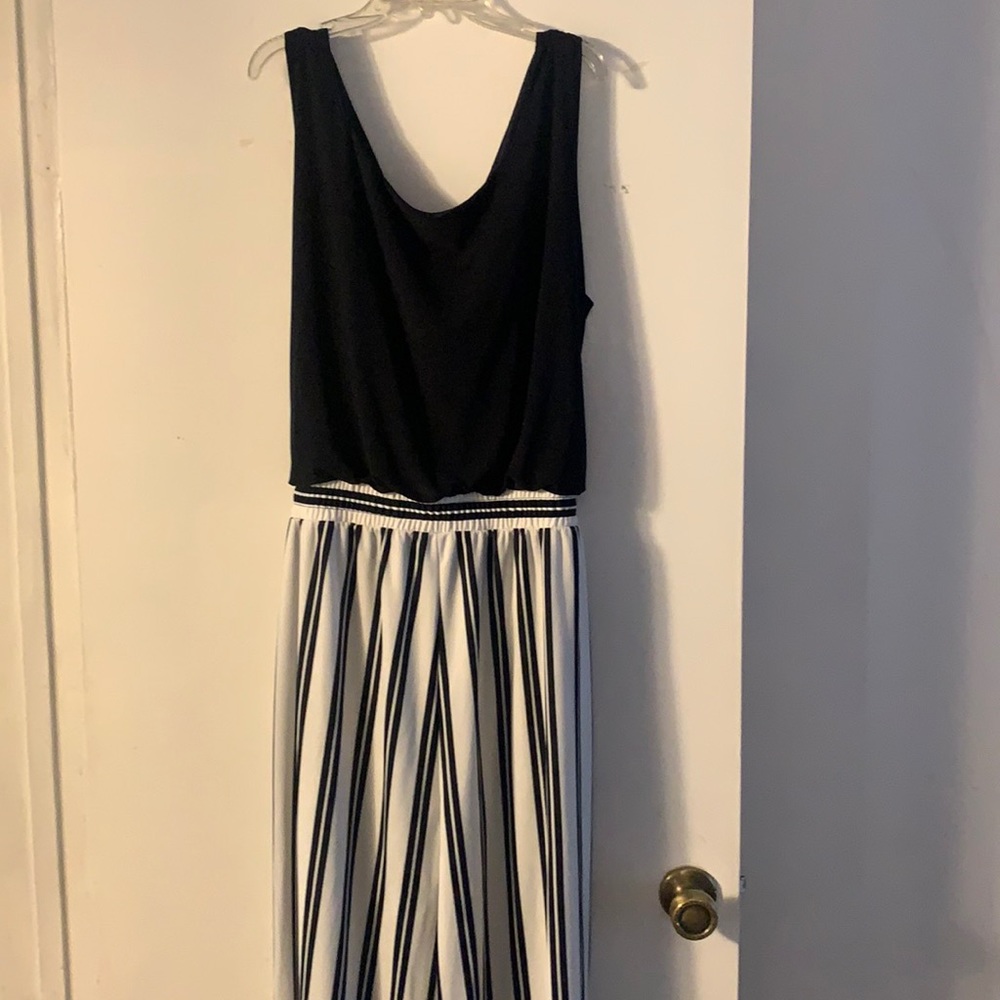ASHLEY STEWART NAVY AND WHIT STRIPED. NWT SIZE 2X